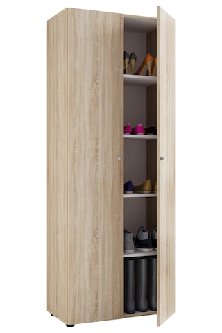 İlza Ayakkabılık - Çok Amaçlı Dolap - Kiler Dolabı - 80 Cm Atlantik Çam