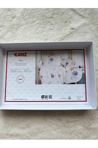 Uzay Erkek Bebek Nevresim Takımı Nevresim100 x 150 CM - Çarşaf 120 x 160 CM - Yastık 35 x 45 CM Beyaz