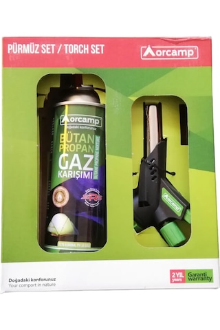 Orcamp Çakmaklı Pürmüz Set 1 Adet Tüplü Çok Renkli