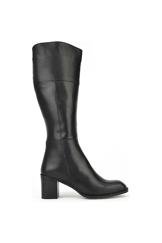 Ziya, Kadın Hakiki Deri Çizme 13319z88065 Siyah