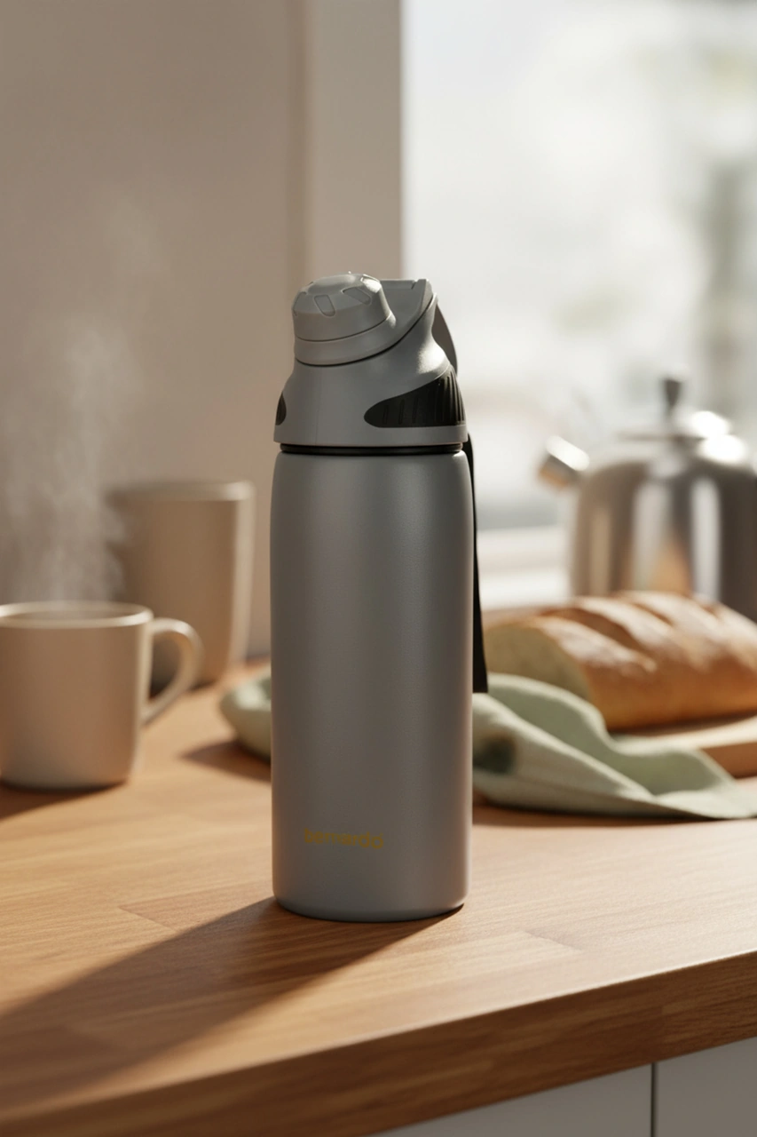 Bernardo Viva Termos Matara Gri 600ml Gri