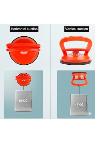 Güçlü Vakumlu Cam Taşıma Aparatı, Ergonomik Tutma Kolu İle Tasarlandı