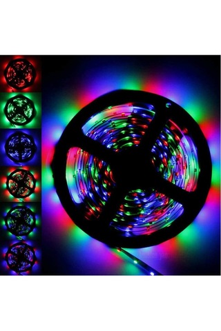 Helios 200 W Rgb Dış Mekan Şerit Led Set 5 Metre Silikonlu Su Geçirmez Metre-Renk-Mekan 5 Mt-Rgb-Dış Mekan