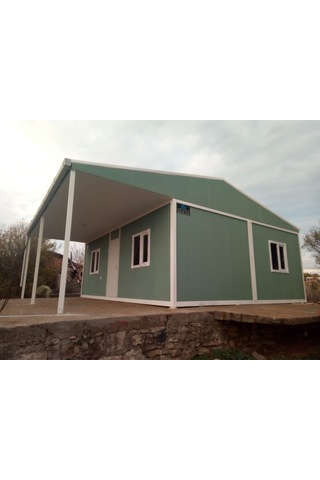 850 X 700 Teras Evim Betopan Çatılı Verandalı 2+1 Kredi Kartına Vade Farksız Taksit Fabrikadan