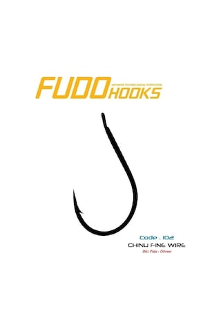 Fudo 1021 Chinu Fine Wire Black Nikel İğne No:6 - Standart
