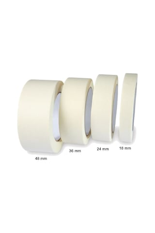 Maskeleme Bandı Kağıt Bant 18-24-36-48 Mm 1-6-12-24-48 Adet