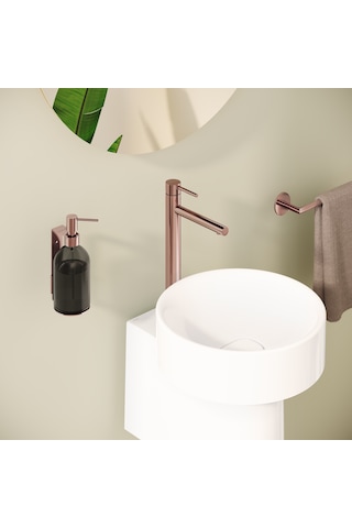 VitrA Origin A4255829 Çanak Lavabo Bataryası Soft Bakır
