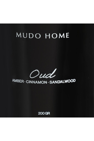 Mudo Home Dreamy Black Oud Mum 200gr Siyah