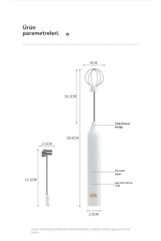 Akülü Elektrikli Yumurta Çırpıcı-pembe Pembe