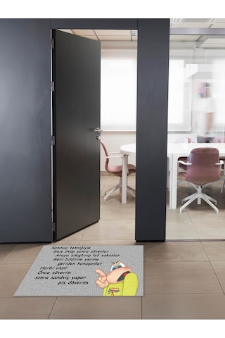 Sandviç Tekniği İş Yeri Paspas Lovebug-t