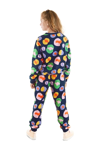 Denokids Mshb&g Renkli Lacivert Kız Çocuk Eşofman Takım Çok Renkli