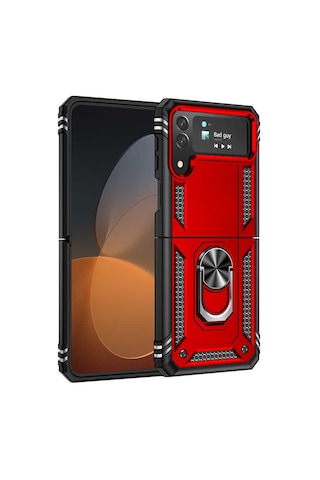 Mobilteam Galaxy Z Flip 4 Uyumlu Vega Kılıf-mavi Mavi