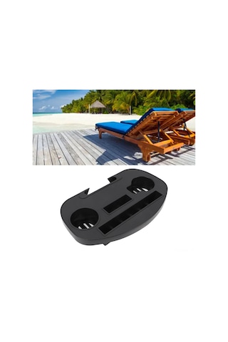 Wezone Abs Malzeme Çok Amaçlı Tersine Sandalye Tepsisi - 39x25cm Büyük Kapasite, Telefon Ve Bardak Tutucu, Kamp Ve Plaj İçin Uygun