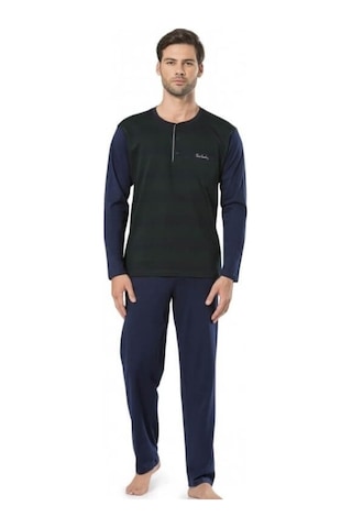 Pierre Cardin 5193 Erkek Jakarlı Pijama Takımı Damatlık Kutulu