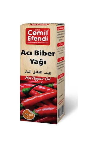 Cemilefendi Acı Biber Yağı 50 ML
