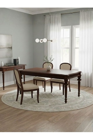 Ariston Ahşap Açılır Mutfak Masası 120cm Ceviz