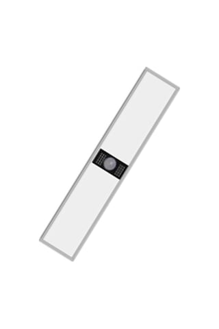 Xiyyadms Yeni Ultra İnce 200mm Vücut Algılama Lambası - Evde Kablosuz, Manyetik Tutma, Sürekli Açık/algılama Modları, Sonsuz Parlaklık Ayarlı, Dahili Li-pol Batarya, Islak Işık Ilık Beyaz