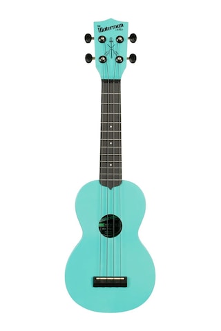 Kala Waterman Recycled Soprano Ukulele Aqua Mist - Glow In The Dark