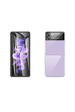 Samsung Galaxy Z Flip 4 Uyumlu 3d Side Glass Ekran Koruyucu