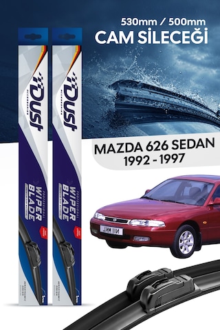 Mazda 626 Sedan Silecek Takımı 1992-1997 Uyumlu 530mm/500mm