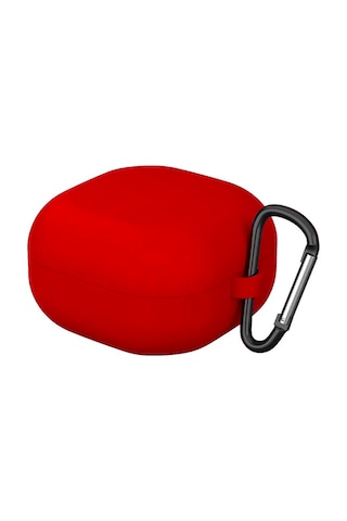 Forzacase Samsung Galaxy Buds 4 / 4 Pro İle Uyumlu Anahtar Askılıklı Bluetooth Kulaklık Kılıfı - Fc1216 Mat Kırmızı