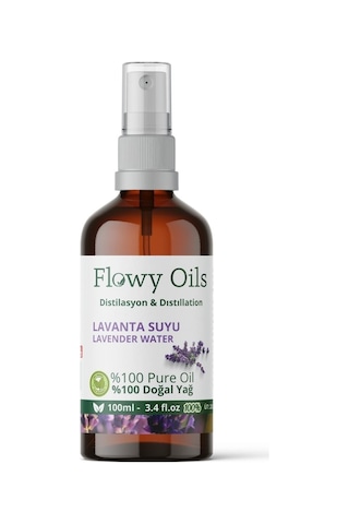 Flowy Oils Lavanta Suyu Nemlendirici ve Antioksidan Tonik Cam Şişe 100 ML