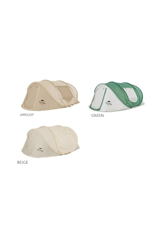Naturehike 3-4 Kişilik Pop-up Otomatik Kurulum Kamp Çadırı Green Yeşil