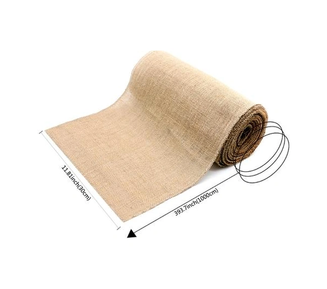 1 Adet 30 Cm 10 M Rustik Ülke Düğün Parti Süslemeleri Masa Koşucu Çuval Için Doğal Jüt Keten Masa Dekor Ev Masa Örtüsü Masa Koşucuları Haki 4 Adet Bir