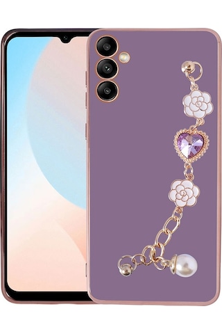 Galaxy A24 Kılıf El Tutamaçlı Kamera Korumalı Zore Taka Silikon Kılıf