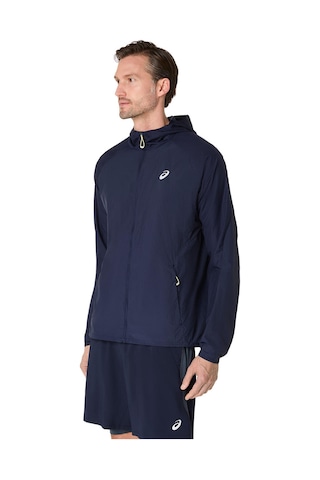 Asics Road Packable Jacket Erkek Lacivert Ceket 2011d084-401 Lacivert