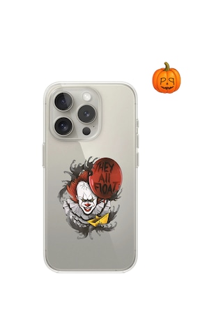 Dali Design Apple Uyumlu iPhone 12 Pro Max Şeffaf Kılıf Horror 1 Tasarımlı