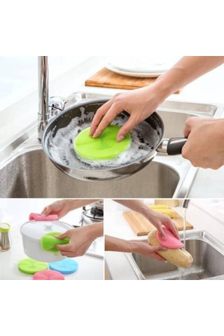 Better Sponge Bulaşık Mutfak Silikon Temizlik Bezi Sünger Fırça