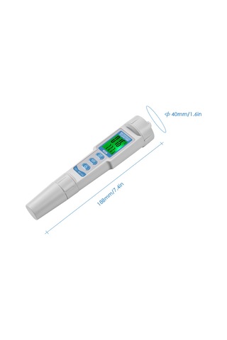 Xiyyadms Sıcaklık, Ec Ve Ph Değerlerini Ölçen Su Kalitesi Test Cihazı - Ph/ec-983 Pil Dahil Değil
