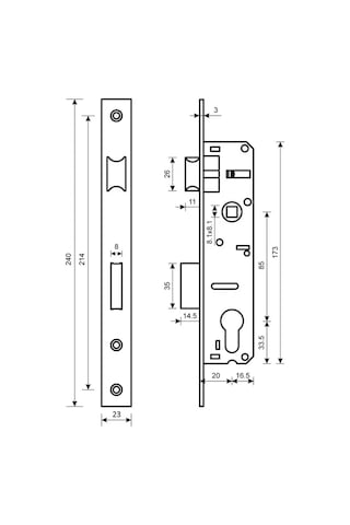 Ip Sarvarov N.ı Kapı Ve Kapılar İçin Kulplu Hazır Kilit Seti 300287884