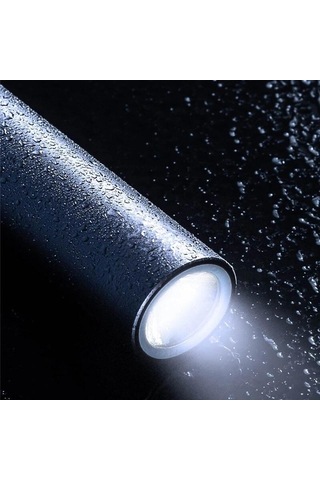 Siyah Xiaomi Youpin Chao Led El Feneri Ultra Parlak Torch Şarj Edilebilir Kamp Işık Uzun Pil 3 Anahtar Modu Su Geçirmez Mini Siyah