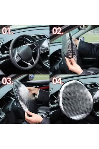 Carub Direksiyon Koruyucu Güneşlik 42 Cm Br1850201