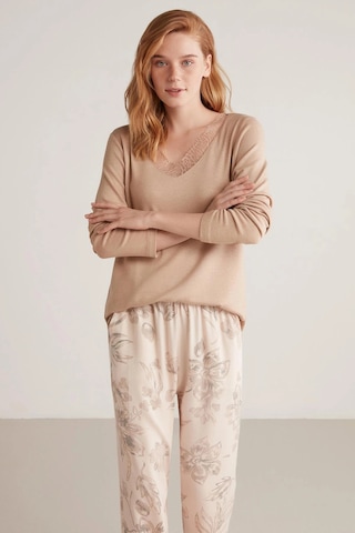 Catherine's Lux Mood Pijama Takımı Bej