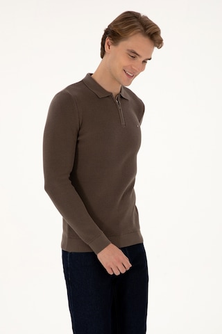 U.S. Polo Assn. U.s. Polo Assn. Erkek Vizon Kazak /triko 50313685-vr052