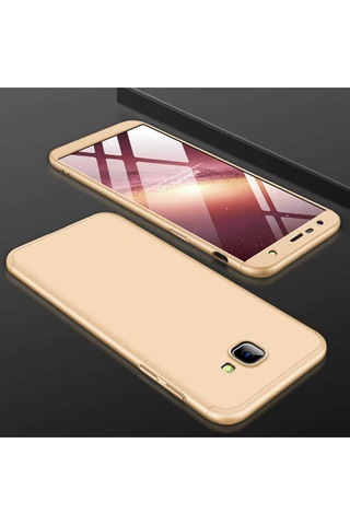 Samsung Uyumlu Galaxy J4 Plus Kılıf Zore Ays Kapak Gold