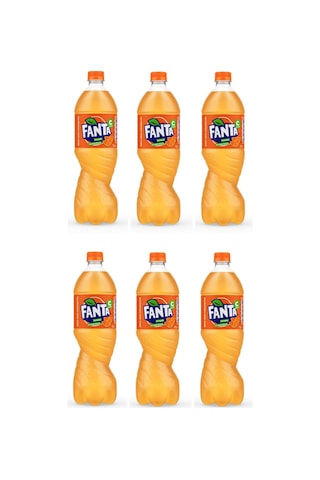Fanta Portakal Aromalı Gazoz 6 x 1 L