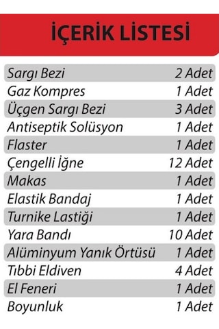 Sealux İlk Yardım Seti 25x16x8cm