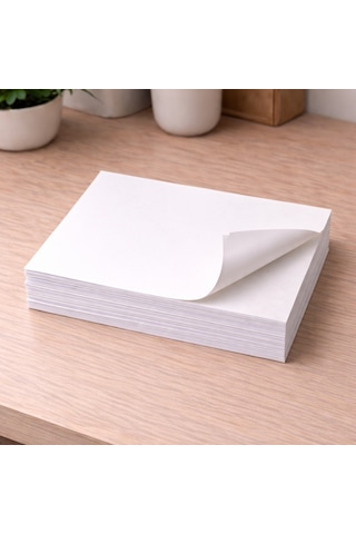 Ofisomi Kuşe Yapışkanlı Sticker Kağıt A5 15x21 Mat 90gr/m² 100 Adet/paket Diğer