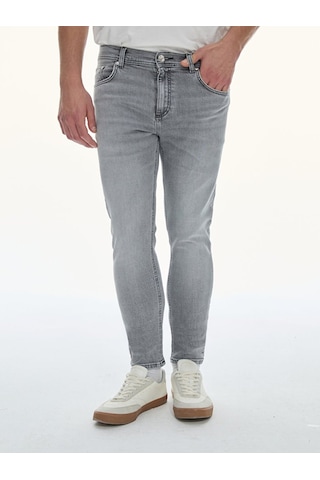 Ltb Jumy Normal Bel Dar Paça Super Skınny Jean Erkek Pantolon 010095133815869 - 55438 Gri