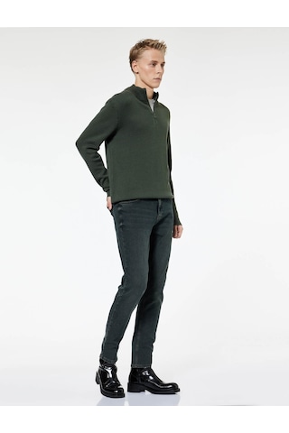 Koton Michael Petrol Erkek Jean Pantolon 7wam40092nd