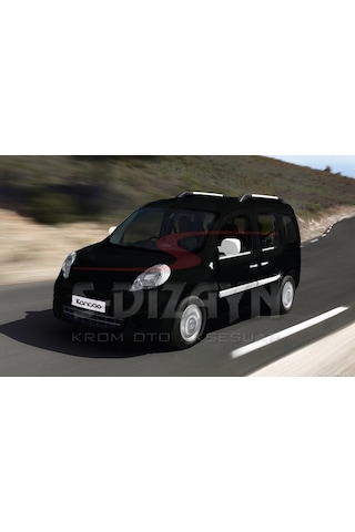S-Dizayn  Renault Kangoo Krom Yan Kapı Çıtası 4 Prç 2008-2011