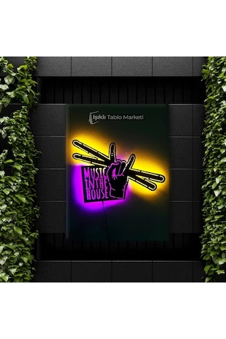 Işıklı Tablo Marketi Music İn The House