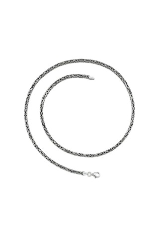 925 Ayar Gümüş Kral Zincir - 3 Mm X 60 Cm Zincir Boyu