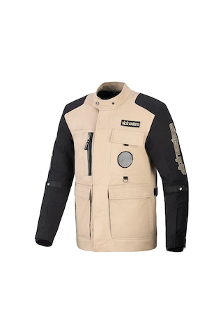 Alpinestars Dice Korumalı Motosiklet Montu Açık Gri