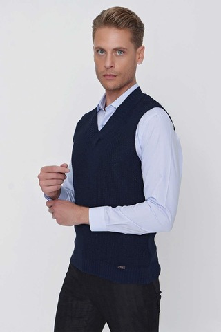Efor Süveter 01 Slim Fit Lacivert Süveter Triko Lacivert