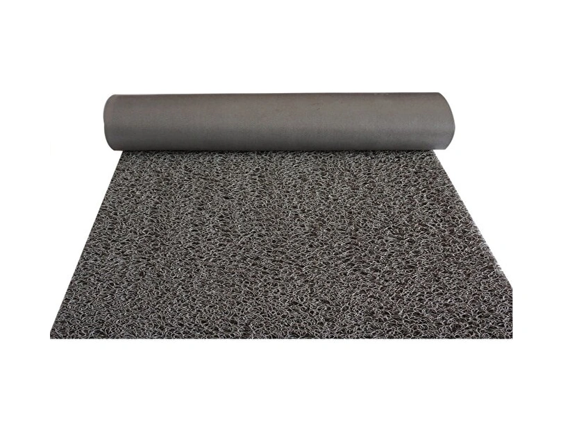 Kıvırcık Yolluk Gri İş Yeri Önü 14 Mm Su Emici Karmaşık Paspas Gri